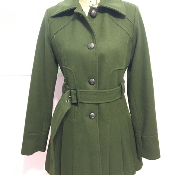 Perfectly Women S Khaki Derhy Feminine Winter Coat Coats Guess Wool Winter Coat